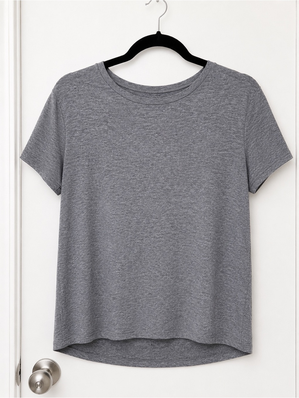 Classic Crewneck Short-Sleeve Tee - Gray